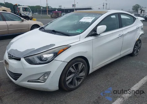 2015 Hyundai Elantra Limited из США, поврежденный, VIN 5NPDH4AE0FH569504